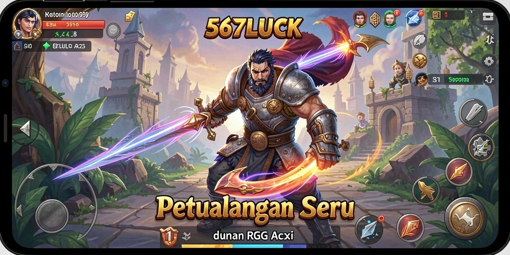 Gameplay seru dan grafik memukau dalam 567LUCK.