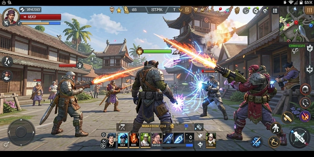Tampilan gameplay 66K yang menawan dengan berbagai strategi.