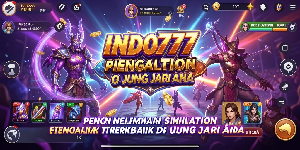 Gameplay simulasi yang menarik dan interaktif di INDO777.