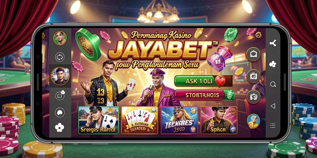 Tampilan gameplay seru di JAYABET dengan berbagai pilihan permainan Kasino.