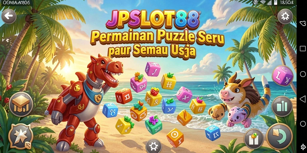Tampilan gameplay seru JPSLOT88 yang penuh dengan tantangan Puzzle.