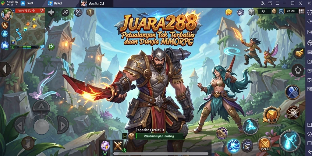 Tampilan gameplay seru dan penuh aksi di JUARA288.