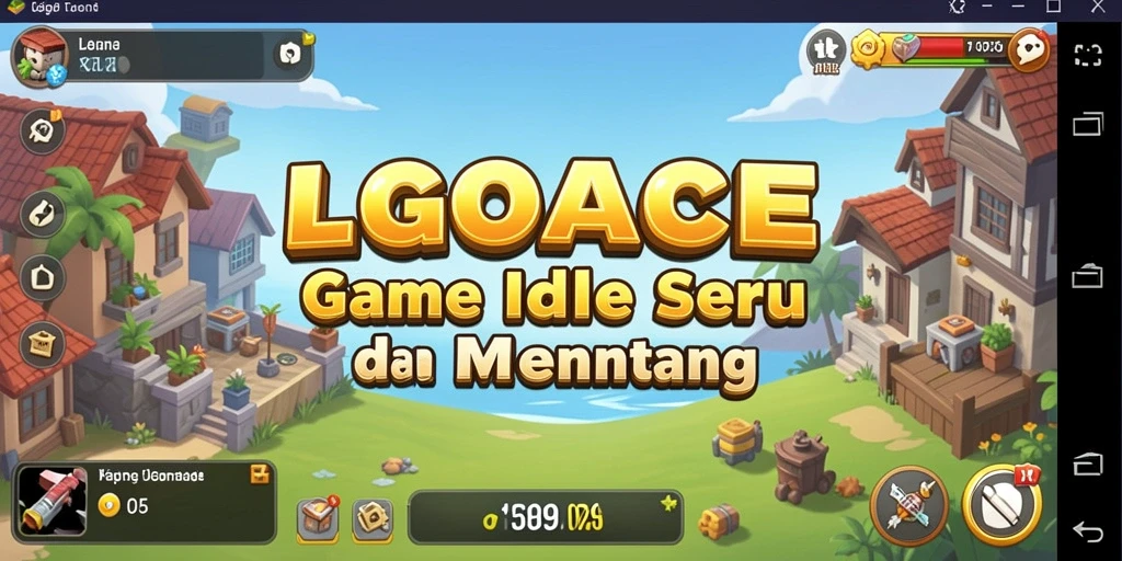 Screenshot utama LGOACE menampilkan gameplay Idle yang menarik.