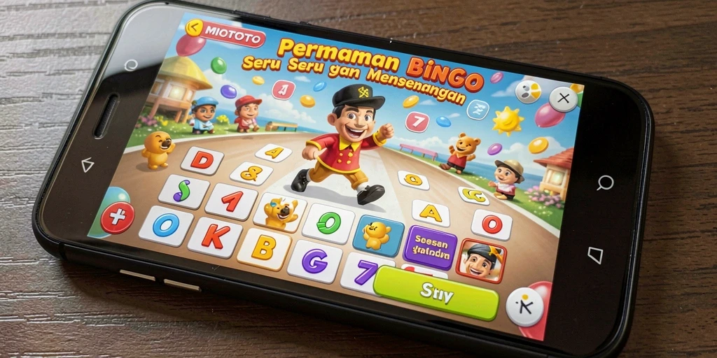 Tampilan gameplay seru dari MIOTOTO yang menarik dan interaktif.